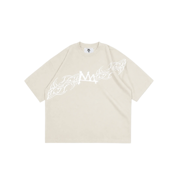 ROOTED CREAM BEIGE TEE